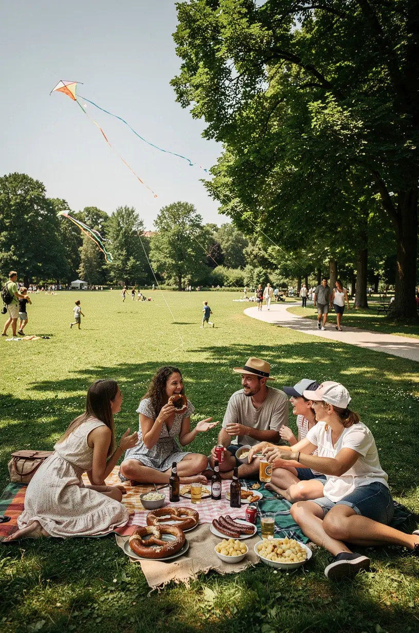 Interaktive Infotafel zeigt kulturelle Highlights und praktische Reisetipps für Deutschland